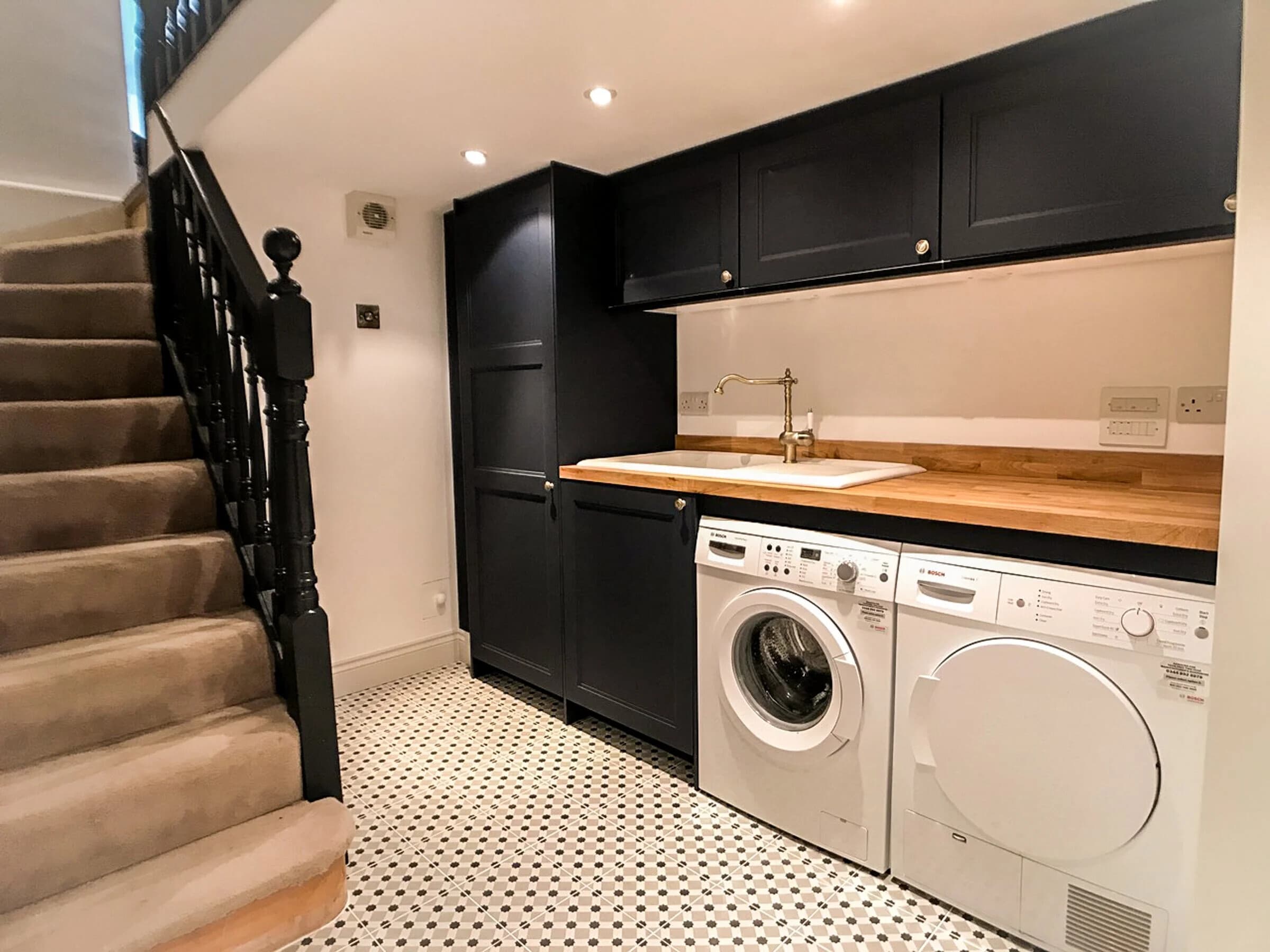 Custom utility room with bespoke joinery